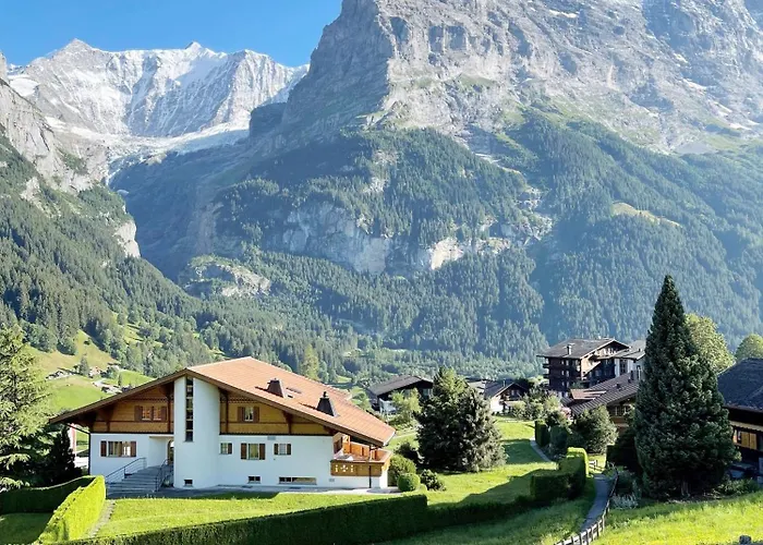 別荘 Orion - Luxurioese Duplex In グリンデルヴァルト